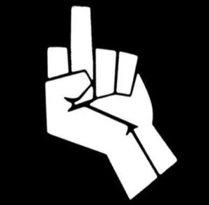 freidom fighter finger logo